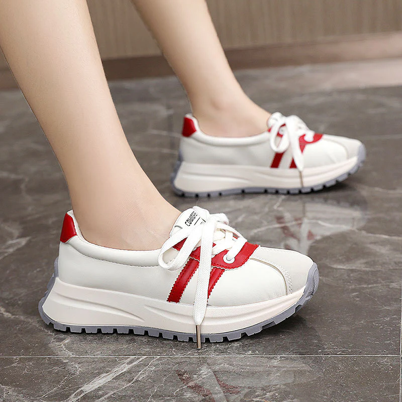 Damen Sportliche Sneakers mit reflektierenden Akzenten und maximalem Komfort Heidi Mode - Image 3