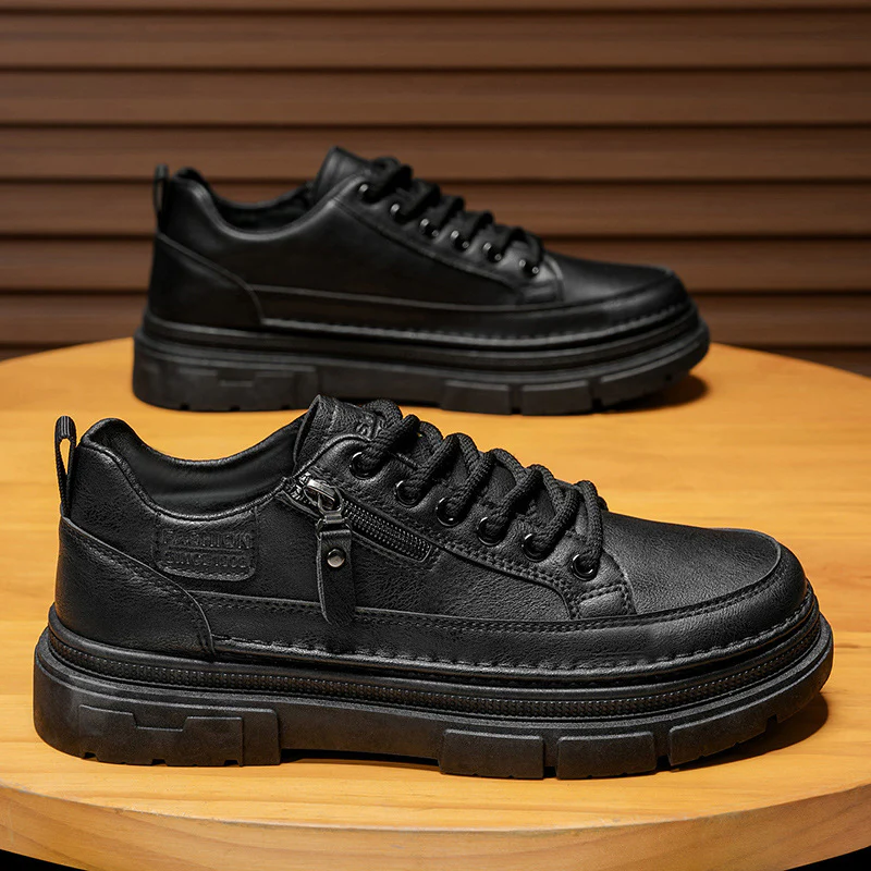 Damen Sportliche Sneakers mit Reißverschluss und robustem Profil Heidi Mode - Image 2