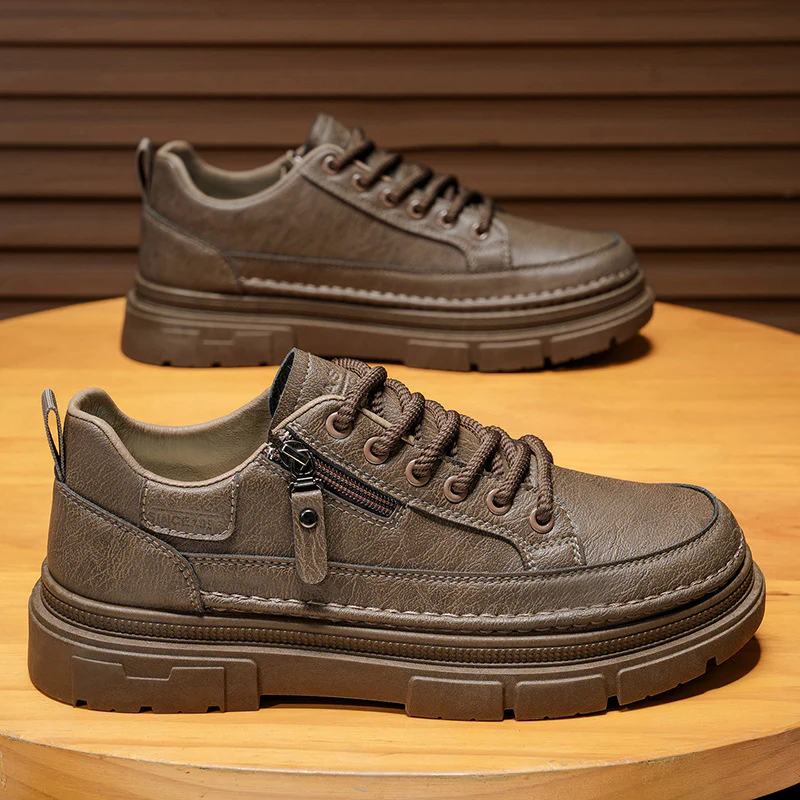 Damen Sportliche Sneakers mit Reißverschluss und robustem Profil Heidi Mode - Image 6
