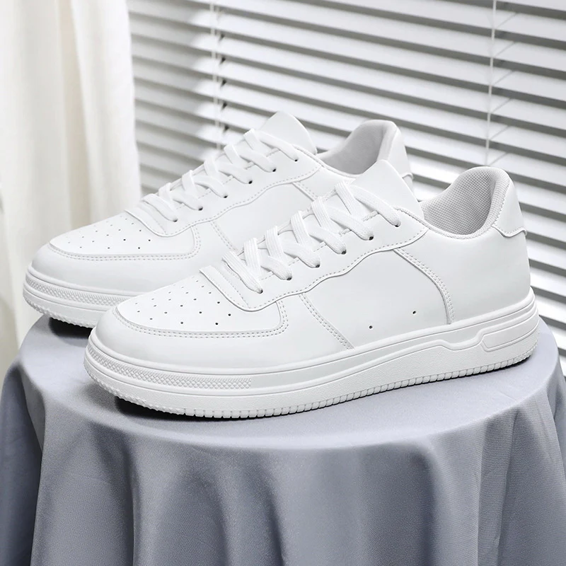 Damen Sportliche Sneakers mit robustem Lederobermaterial und dämpfender Sohle Heidi Mode - Image 3