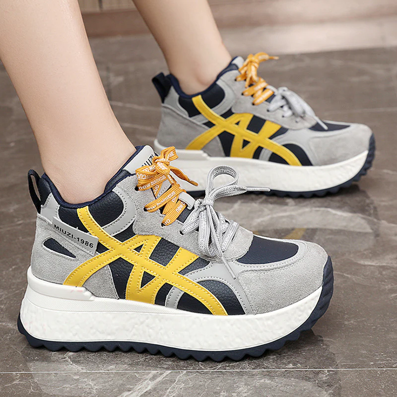 Damen Sportliche Sneakers mit robustem Obermaterial und ergonomischer Dämpfung Heidi Mode - Image 4