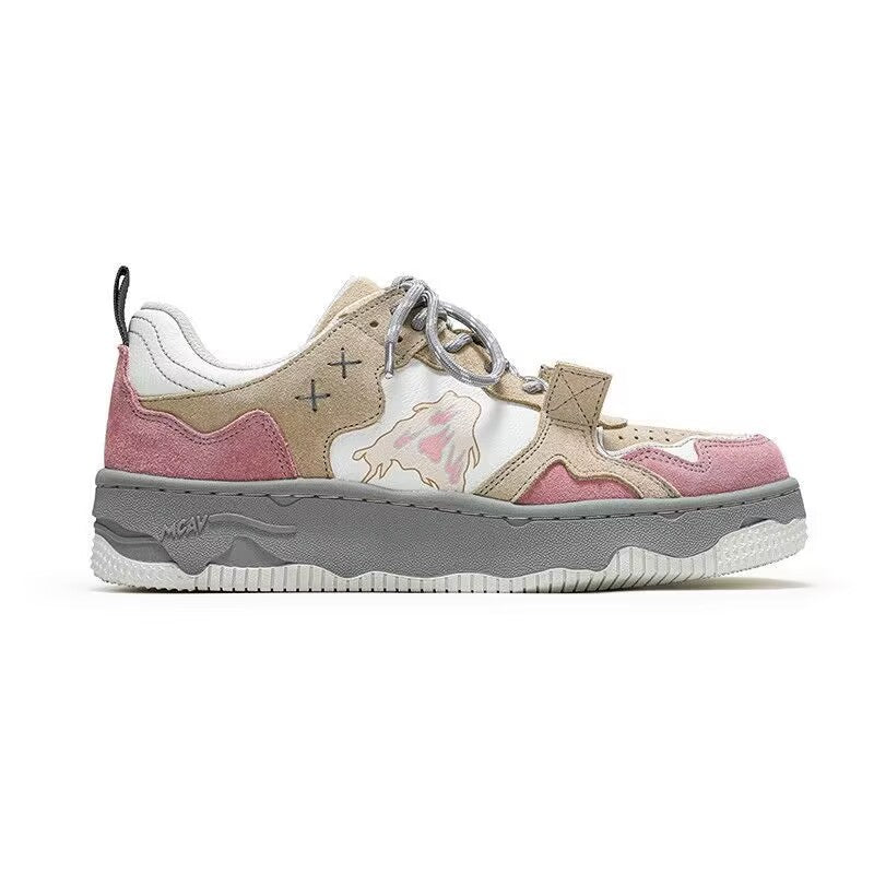 Damen Sportliche Sneakers mit robustem Sohlenprofil und gepolsterter Innensohle Heidi Mode - Image 5