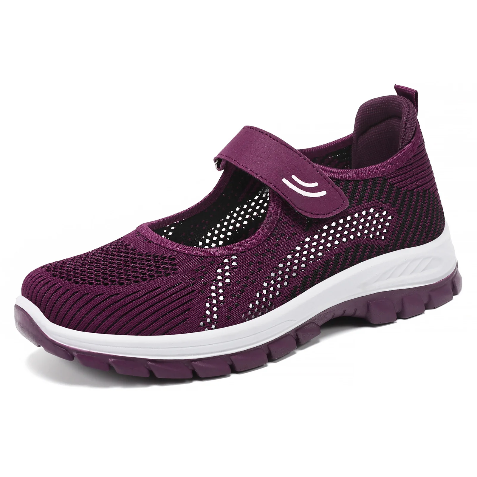 Damen Sportliche Sneakers mit rutschfestem Klettverschluss und atmungsaktivem Obermaterial Heidi Mode - Image 6