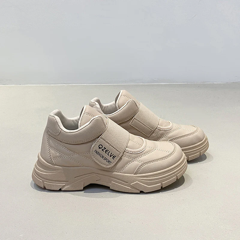 Damen Sportliche Sneakers mit rutschfestem Velours-Obermaterial und komfortabler Klettverschluss-Optik Heidi Mode - Image 2