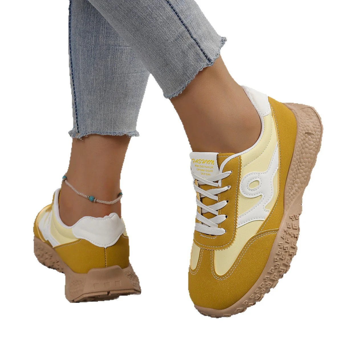 Damen Sportliche Sneakers mit rutschfester Laufsohle Heidi Mode - Image 5