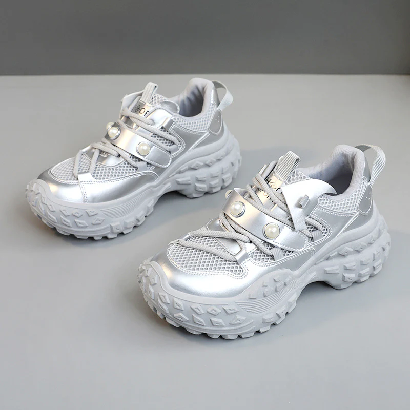 Damen Sportliche Sneakers mit rutschfester Laufsohle und atmungsaktivem Obermaterial Heidi Mode - Image 2
