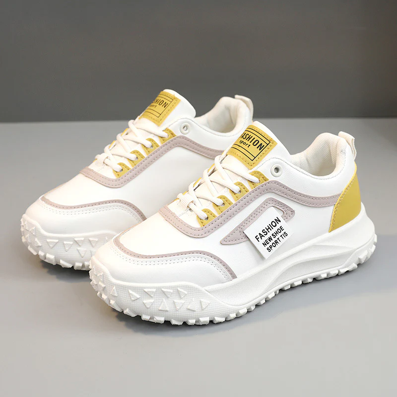 Damen sportliche Sneakers mit rutschfester Profilsohle und atmungsaktiver Obermaterialstruktur Heidi Mode - Image 7