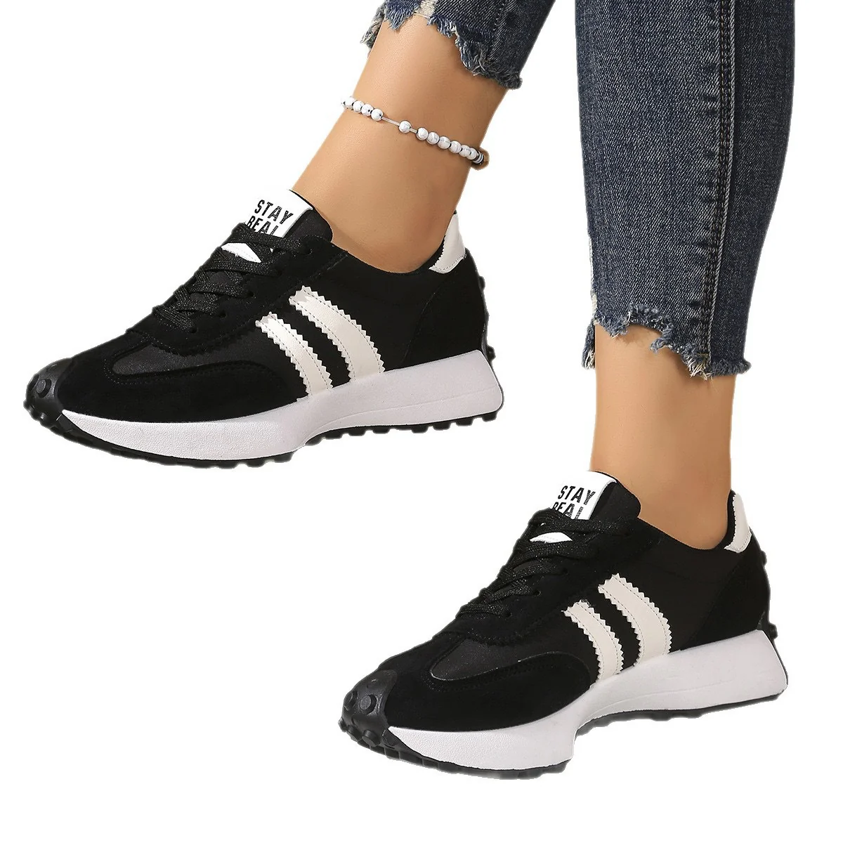 Damen Sportliche Sneakers mit rutschfester Sohle und atmungsaktivem Obermaterial Heidi Mode - Image 5