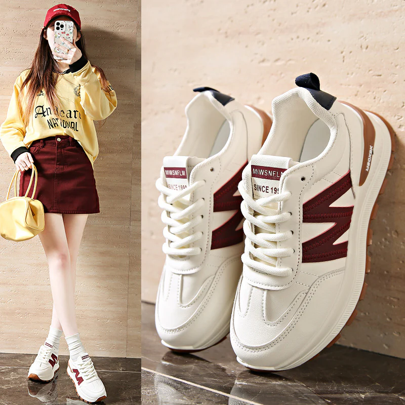 Damen Sportliche Sneakers mit stabiler Profilsohle und atmungsaktivem Obermaterial Heidi Mode - Image 4