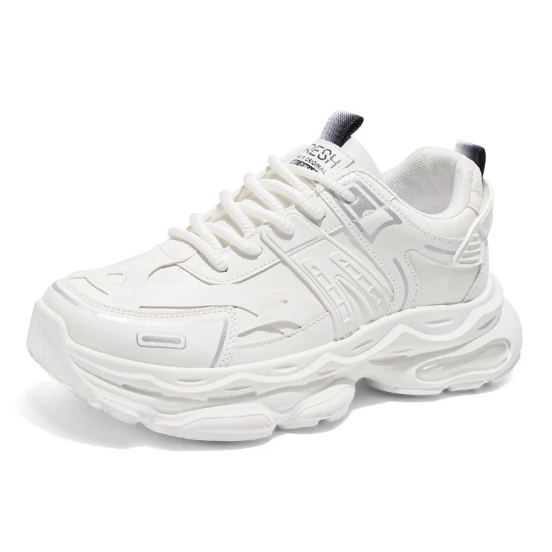 Damen Sportliche Sneakers mit stoßdämpfendem Sohlenprofil und atmungsaktivem Obermaterial Heidi Mode - Image 5