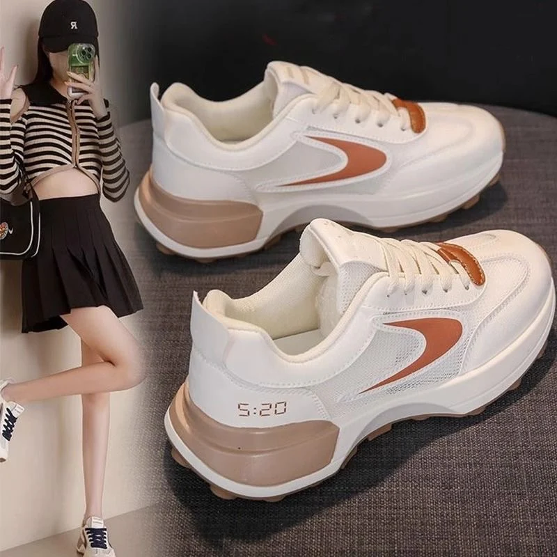 Damen Sportliche Sneakers mit stoßdämpfender Technologie und rutschfester Sohle Heidi Mode