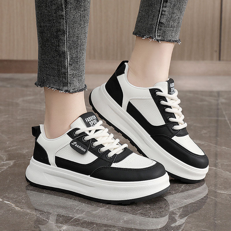 Damen Sportliche Sneakers mit strapazierfähigem Obermaterial und dämpfender Sohle Heidi Mode - Image 4