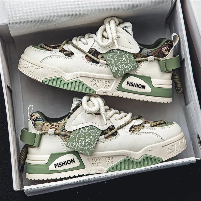 Damen Sportliche Sneakers mit strapazierfähigem Obermaterial und modischem Design Heidi Mode - Image 4