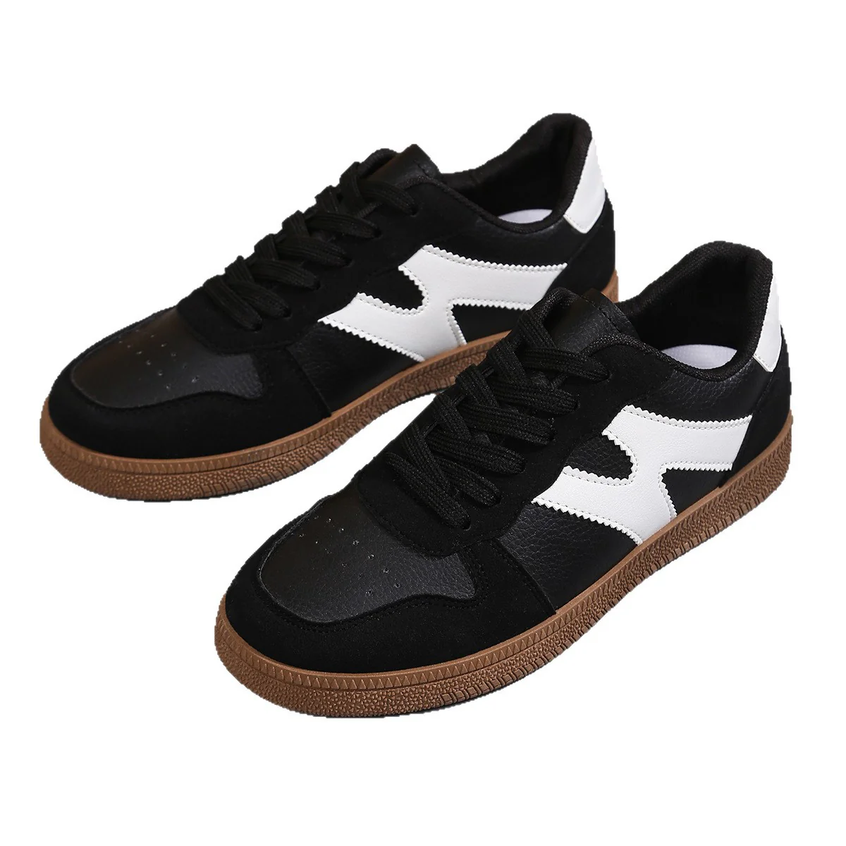 Damen Sportliche Sneakers mit strapazierfähigem Obermaterial und rutschfester Gummisohle Heidi Mode - Image 5