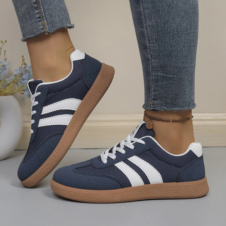 Damen Sportliche Sneakers mit strapazierfähigem Obermaterial und rutschfester Sohle Heidi Mode - Image 6