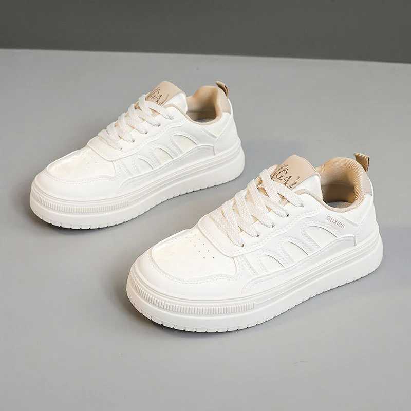 Damen Sportliche Sneakers mit strapazierfähigem Obermaterial und rutschfester Sohle Heidi Mode - Image 2