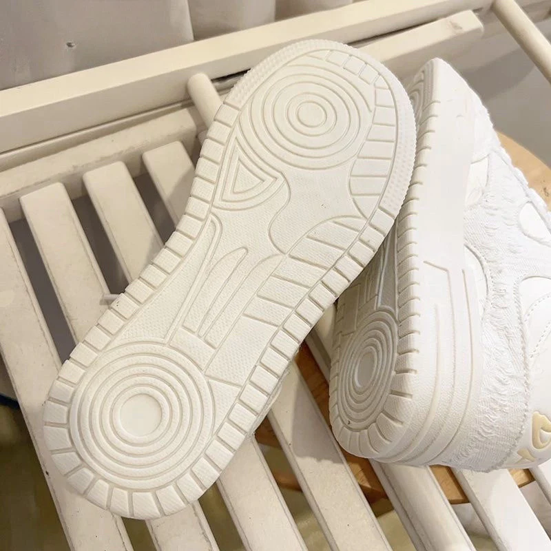 Damen Sportliche Sneakers mit strapazierfähiger Oberflächenstruktur und rutschfester Sohle Heidi Mode - Image 4
