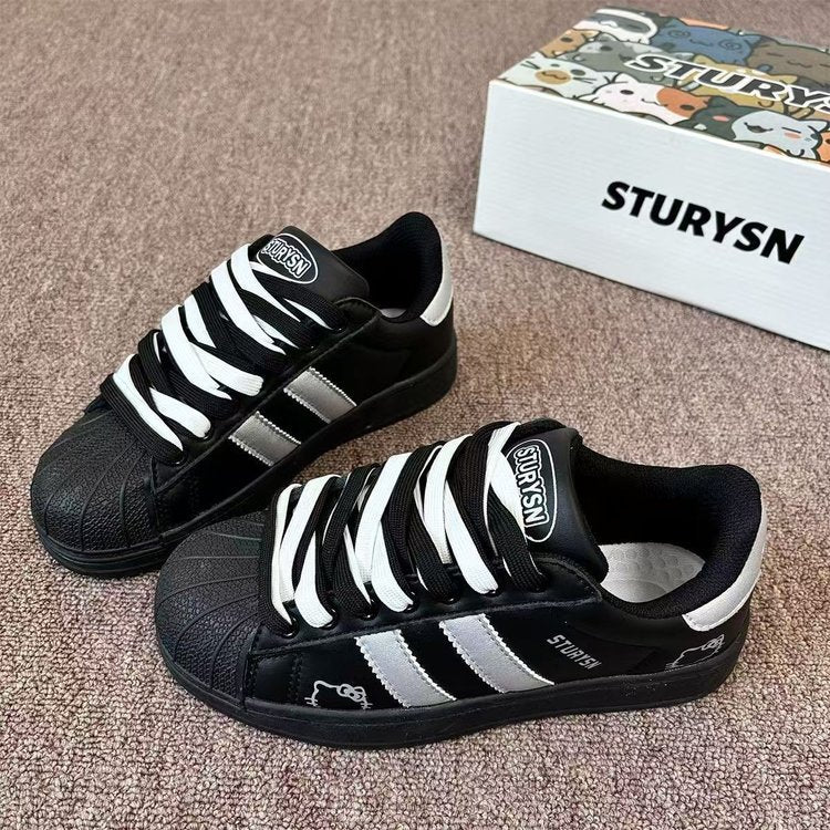 Damen Sportliche Sneakers mit strukturiertem Obermaterial und rutschfester Sohle Heidi Mode - Image 3
