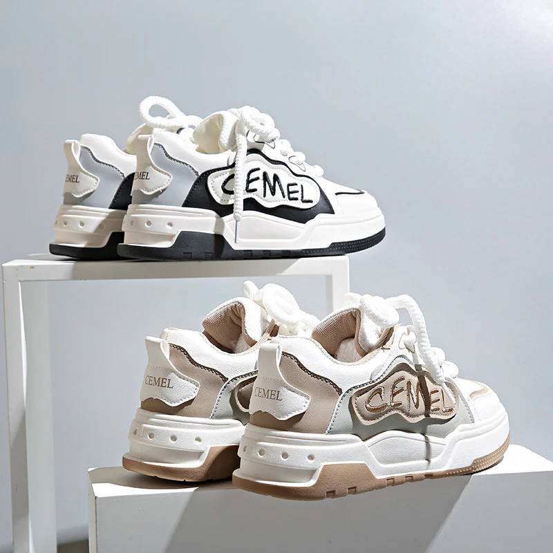Damen Sportliche Sneakers mit trendigem Design und atmungsaktiver Oberfläche Heidi Mode - Image 2