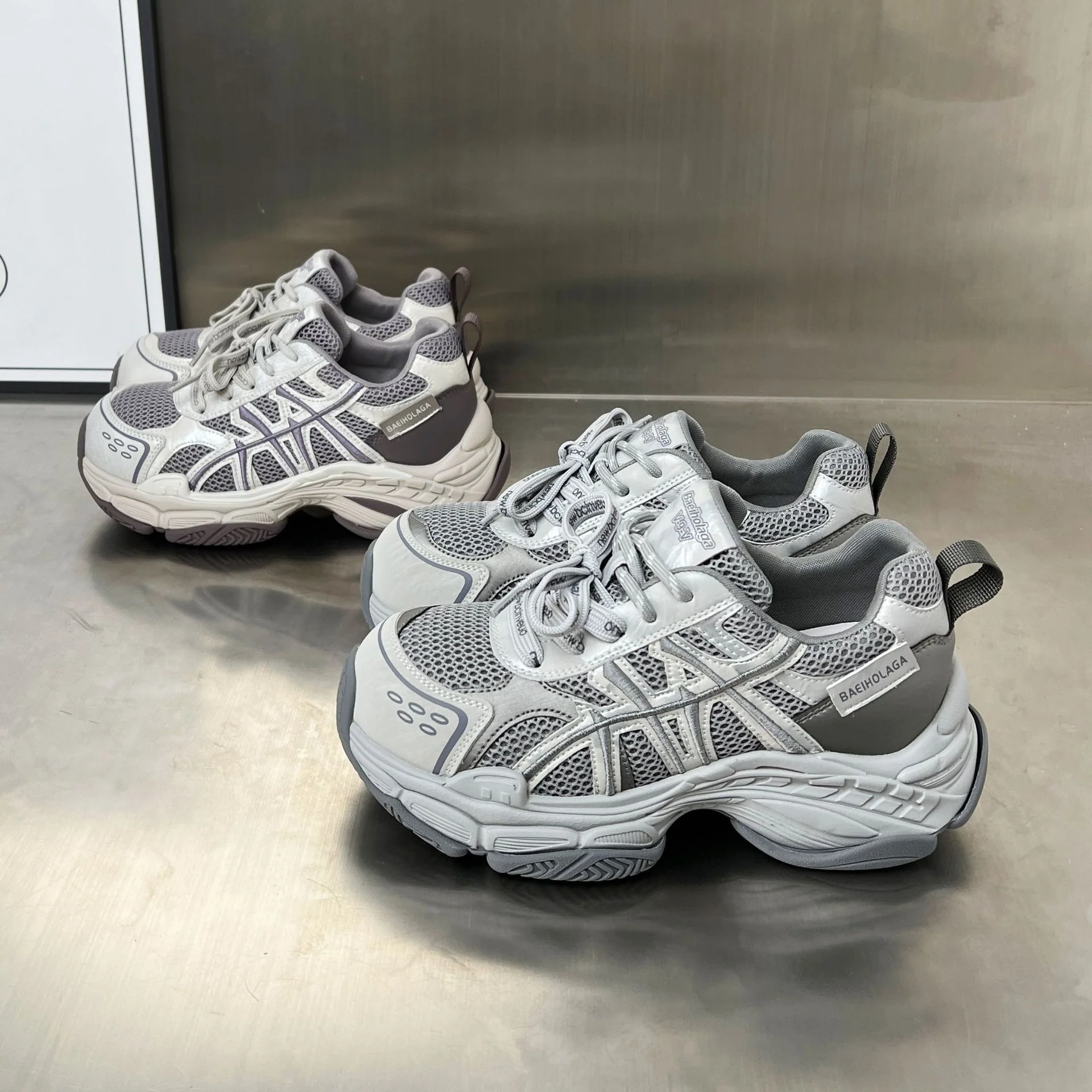 Damen Sportliche Sneakers mit verbesserter Dämpfung und atmungsaktiver Mesh-Konstruktion Heidi Mode - Image 3
