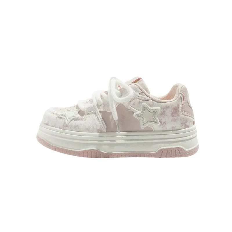 Damen Sportliche Sneakers mit verspieltem Sternenmotiv und bequemer Dämpfung Heidi Mode - Image 5
