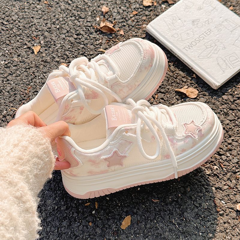 Damen Sportliche Sneakers mit verspieltem Sternenmotiv und bequemer Dämpfung Heidi Mode - Image 6