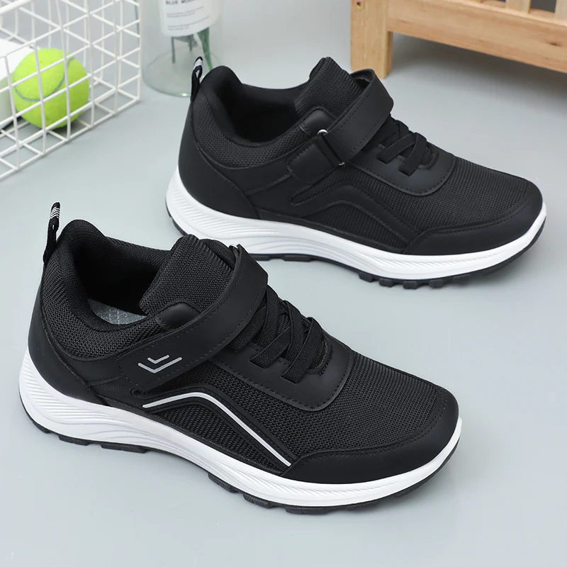 Damen Sportliche Sneakers mit verstellbarem Klettverschluss und atmungsaktivem Mesh-Obermaterial Heidi Mode - Image 2