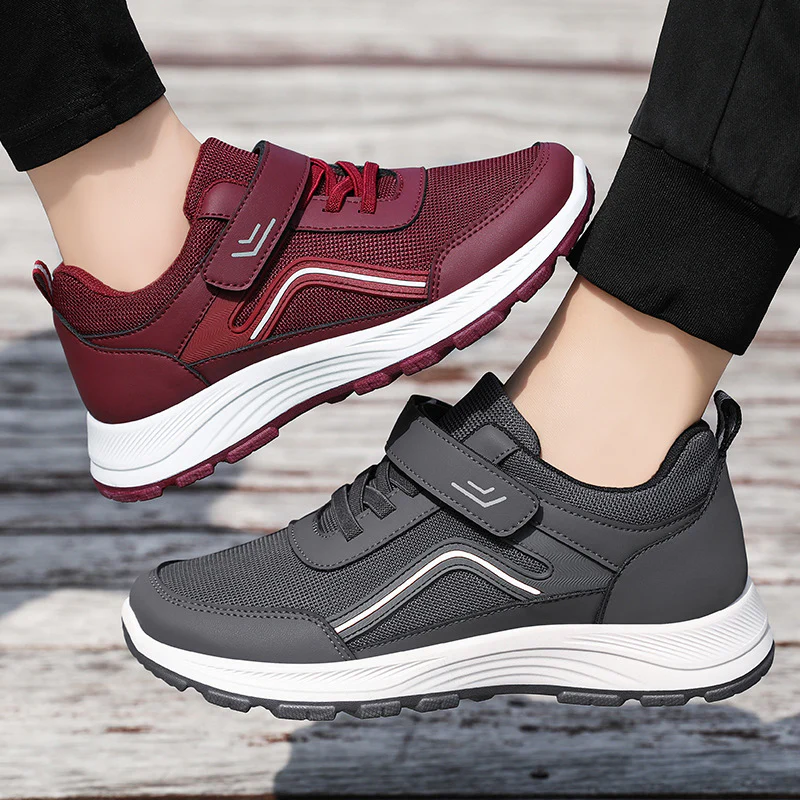 Damen Sportliche Sneakers mit verstellbarem Klettverschluss und atmungsaktivem Mesh-Obermaterial Heidi Mode - Image 4
