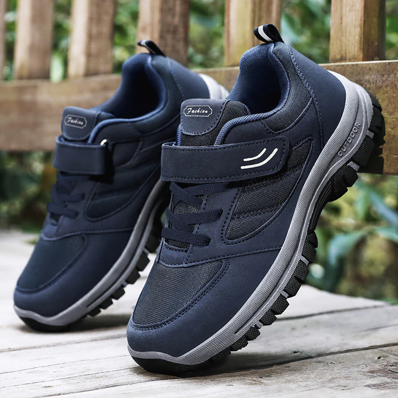Damen Sportliche Sneakers mit verstellbarem Klettverschluss und rutschfester Außensohle Heidi Mode