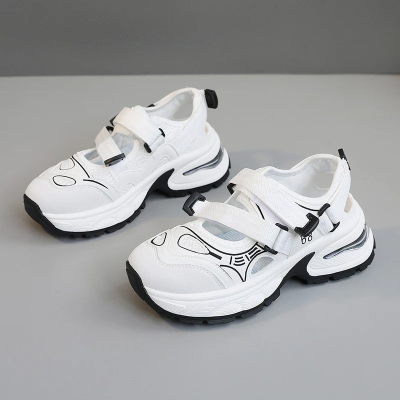 Damen Sportliche Sneakers mit verstellbarem Riemen und atmungsaktiver Obermaterialstruktur Heidi Mode - Image 6