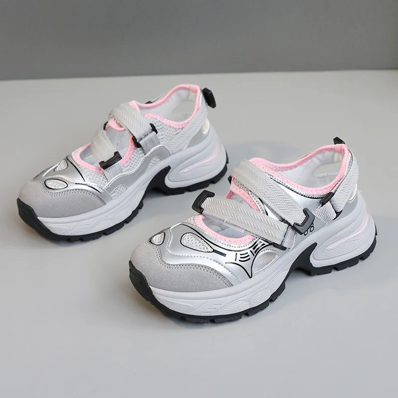 Damen Sportliche Sneakers mit verstellbarem Riemen und atmungsaktiver Obermaterialstruktur Heidi Mode - Image 7