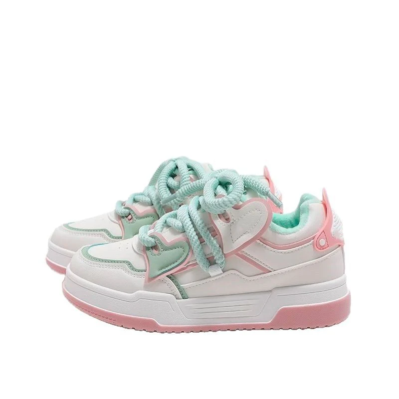 Damen Sportliche Sneakers mit verstellbarem Schnürsystem und farbenfrohen Akzenten Heidi Mode - Image 5