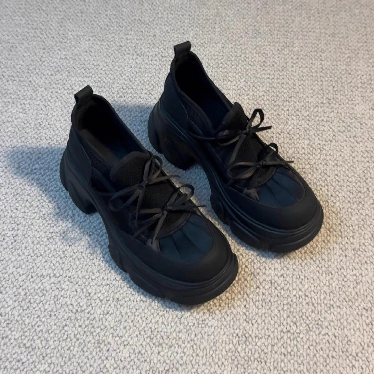 Damen Sportliche Sneakers mit voluminösem Sohlen-Design Heidi Mode