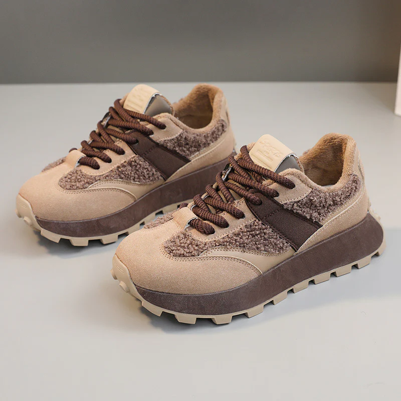 Damen Sportliche Sneakers mit Warmfutter und rutschfester Laufsohle Heidi Mode - Image 6