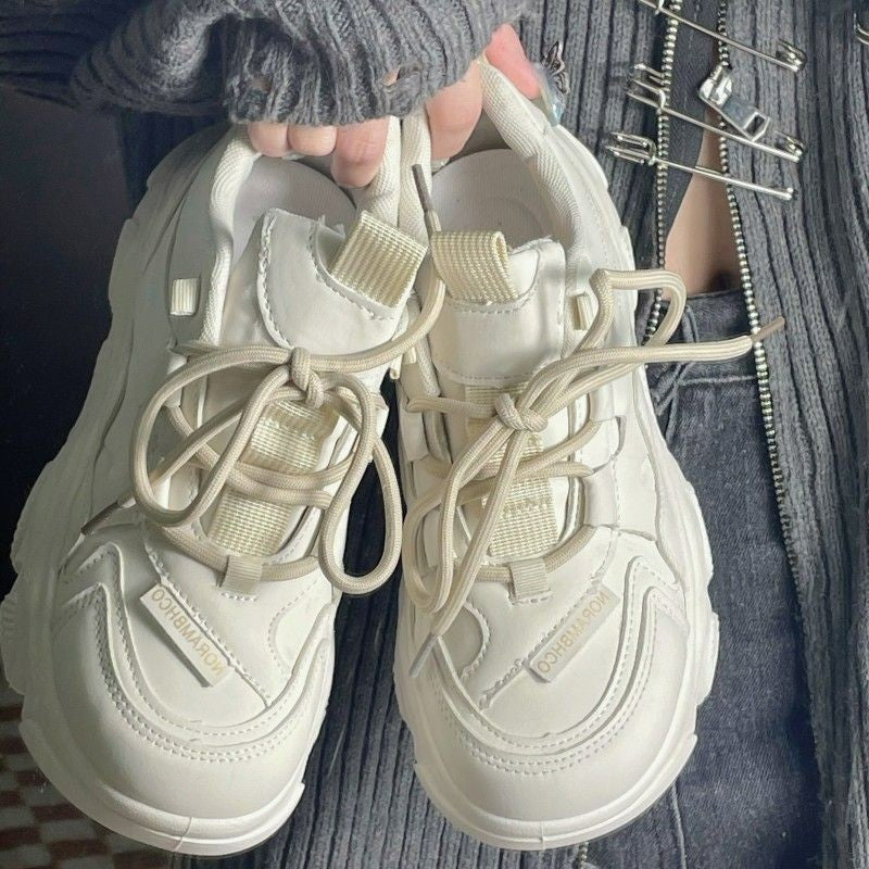 Damen Sportliche Sneakers mit zehenverstärkendem Design und atmungsaktiver Oberflächenstruktur Heidi Mode - Image 2