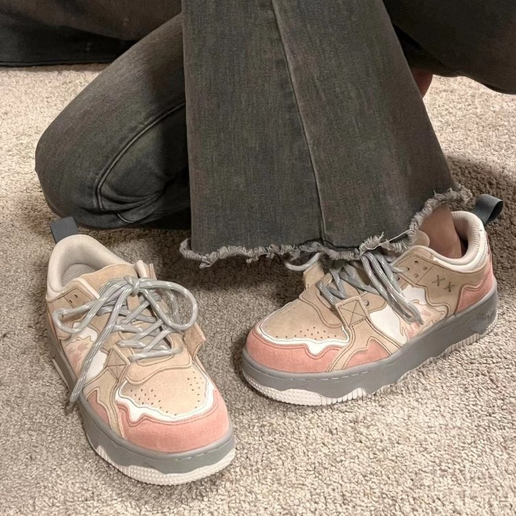 Damen Sportliche Sneakers mit zugeschnittenem Obermaterial und dämpfender Sohle Heidi Mode - Image 2