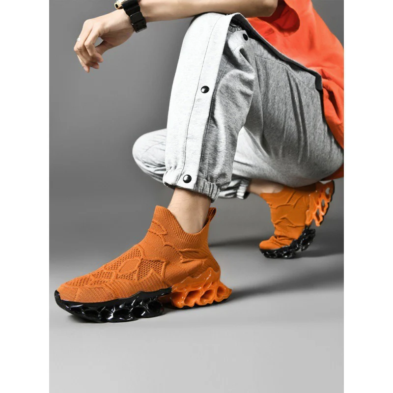 Damen Sportliche Strick-Sneaker mit rutschfester Sohle und innovativer Dämpfungstechnologie Heidi Mode - Image 4