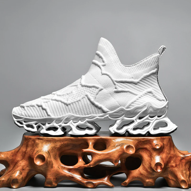 Damen Sportliche Strick-Sneaker mit rutschfester Sohle und innovativer Dämpfungstechnologie Heidi Mode - Image 6