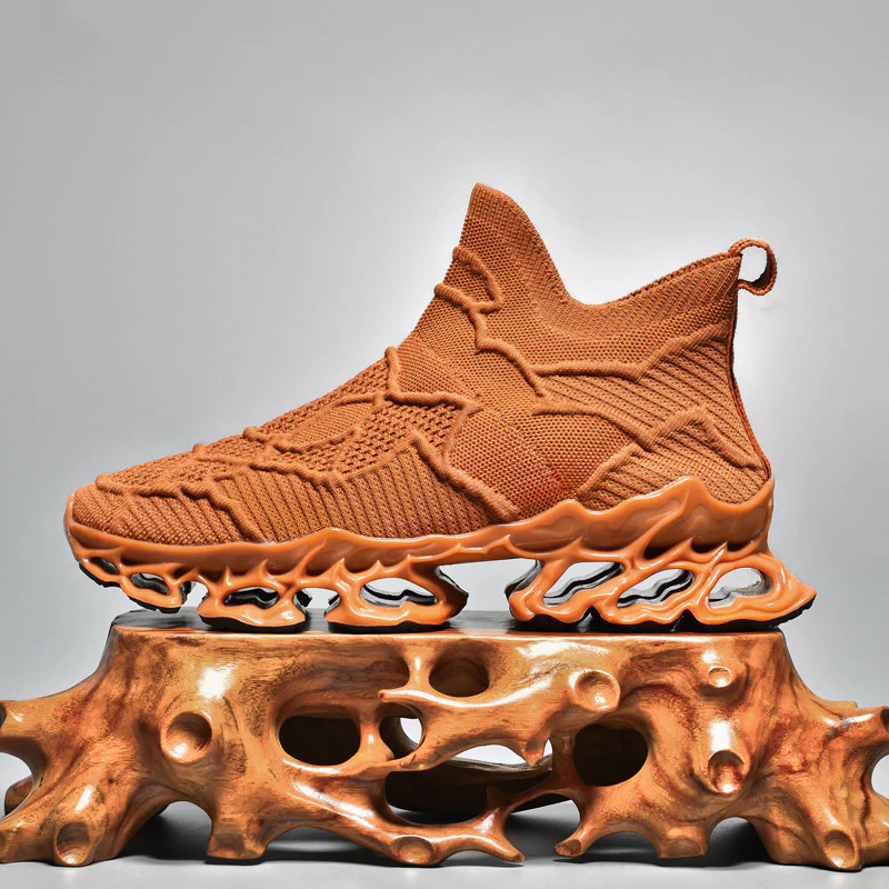 Damen Sportliche Strick-Sneaker mit rutschfester Sohle und innovativer Dämpfungstechnologie Heidi Mode - Image 9
