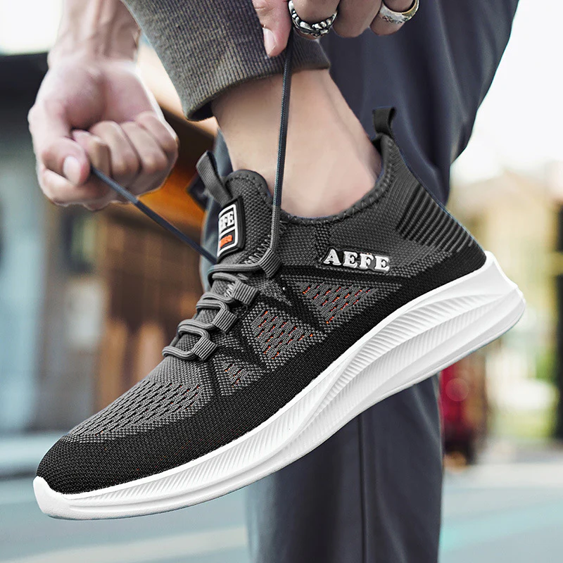 Damen Sportliche Strick-Sneakers mit rutschfester Sohle und atmungsaktivem Obermaterial Heidi Mode - Image 3