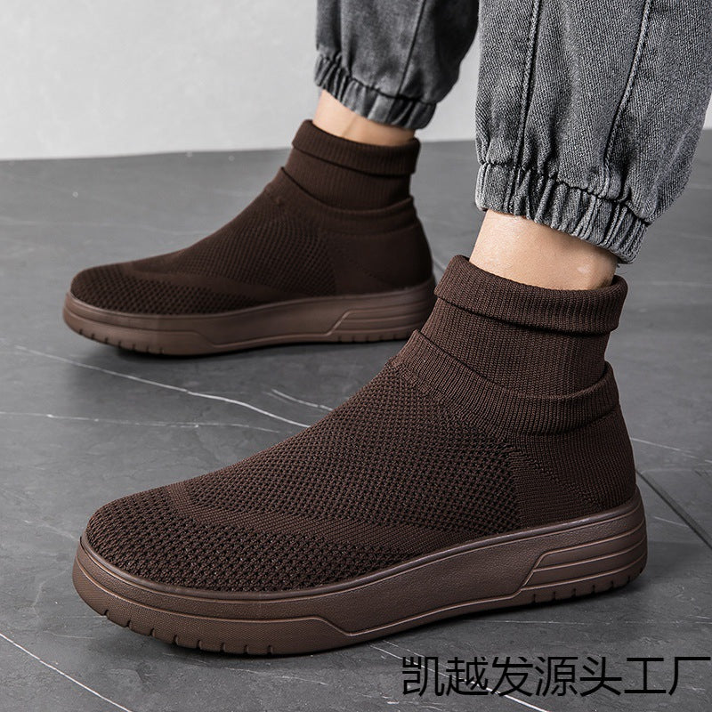 Damen Sportliche Stricksneaker mit elastischem Knöchelschutz und rutschfestem Profil Heidi Mode - Image 2