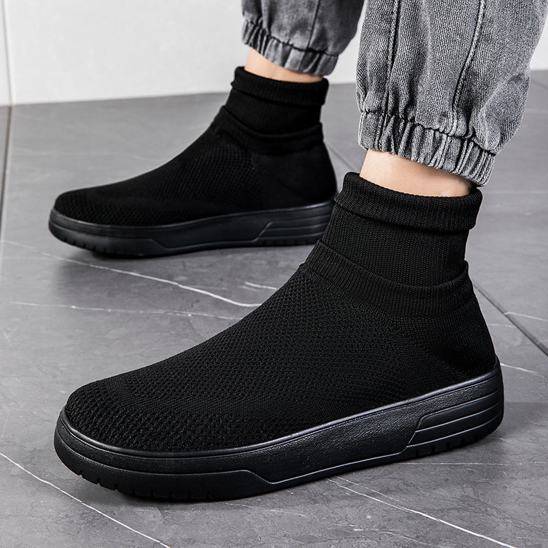 Damen Sportliche Stricksneaker mit elastischem Knöchelschutz und rutschfestem Profil Heidi Mode - Image 5