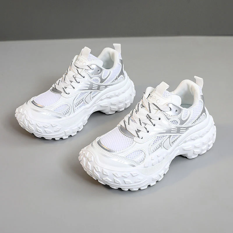 Damen Sportliche Trail-Sneaker mit doppellagiger Gummisohle und atmungsaktiver Mesh-Oberfläche Heidi Mode - Image 7