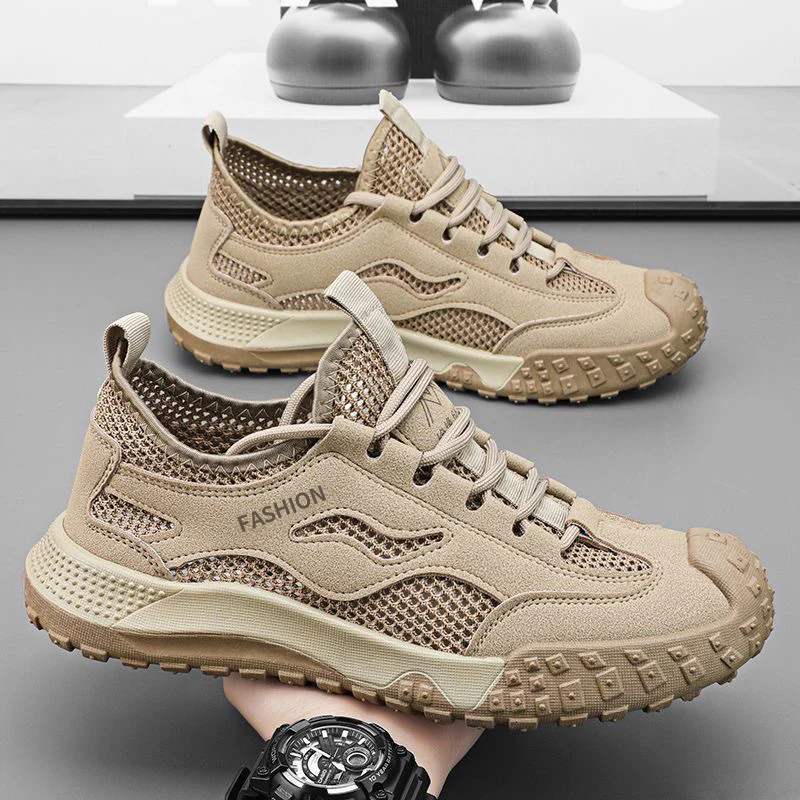 Damen Sportliche Trekking Sneakers mit atmungsaktiver Mesh-Oberfläche und rutschfester Sohle Heidi Mode - Image 4