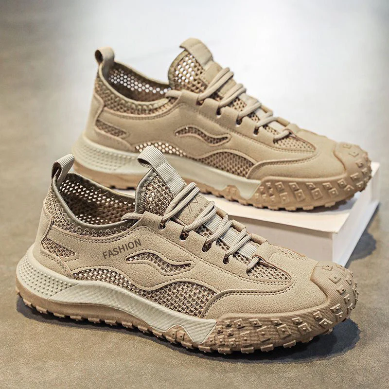 Damen Sportliche Trekking Sneakers mit atmungsaktiver Mesh-Oberfläche und rutschfester Sohle Heidi Mode - Image 6
