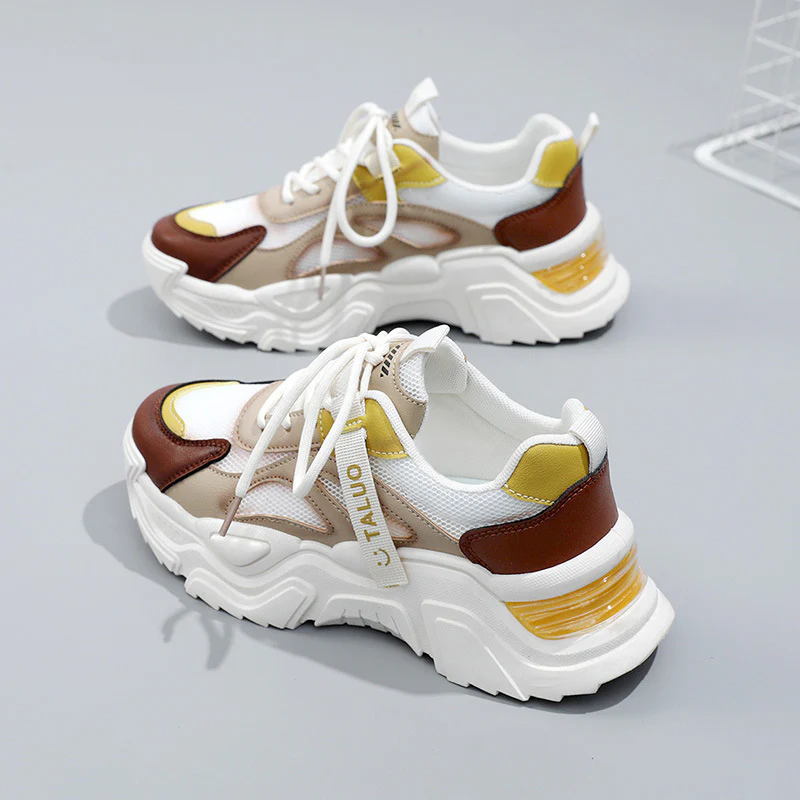 Damen Sportliche Trend Sneakers mit atmungsaktiver Obermaterialstruktur und innovativer Dämpfung Heidi Mode - Image 3
