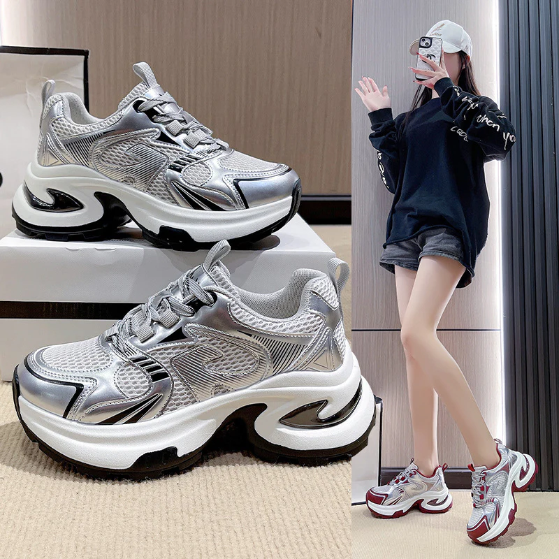 Damen Sportliche Trend Sneakers mit dämpfender Sohle und ergonomischem Design Heidi Mode - Image 2