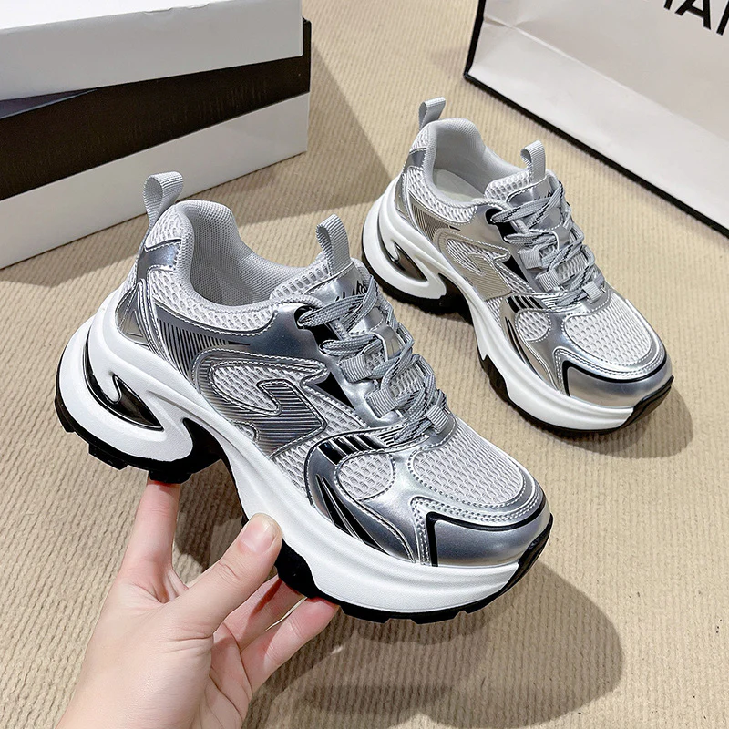Damen Sportliche Trend Sneakers mit dämpfender Sohle und ergonomischem Design Heidi Mode - Image 4