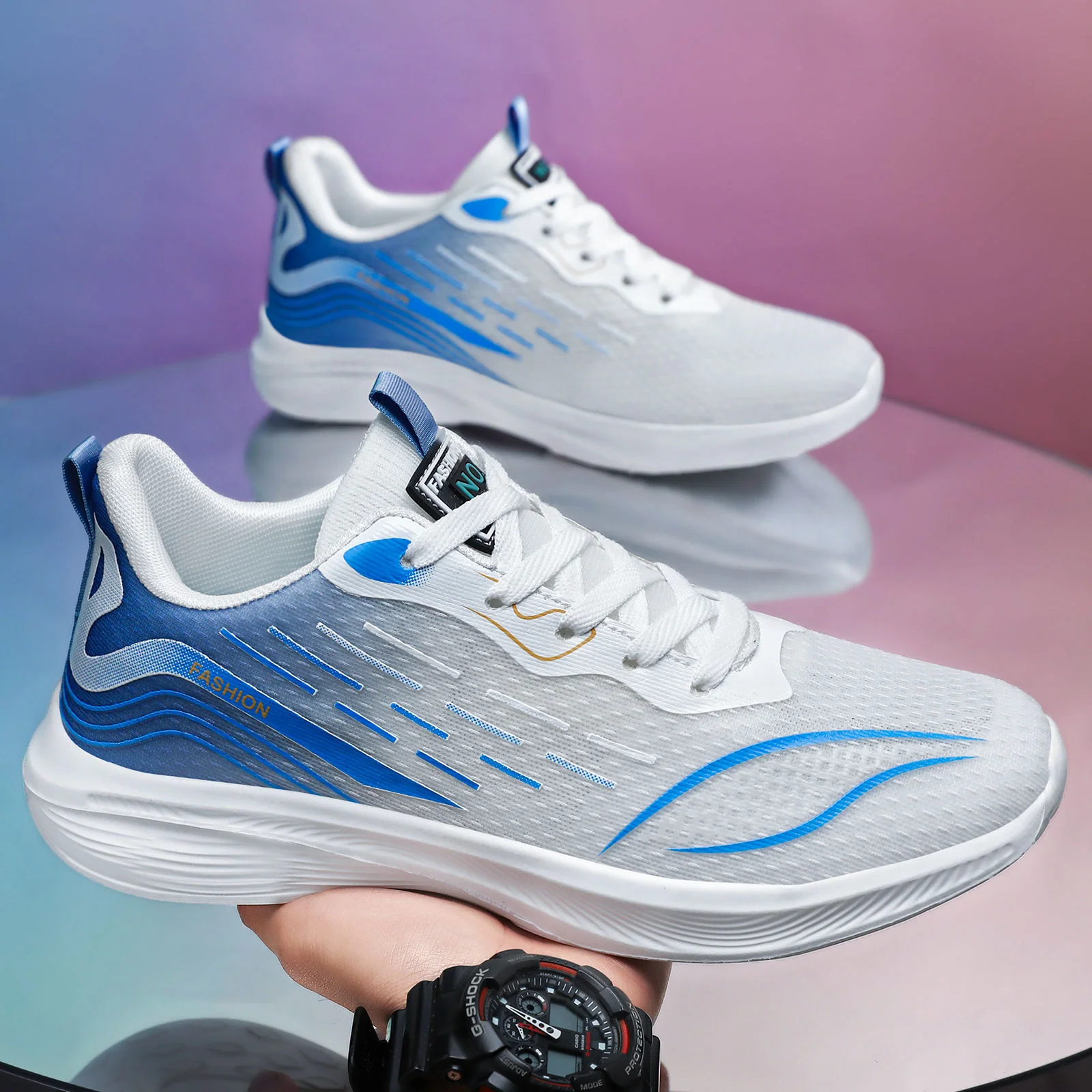Damen Sportliche Trendsneaker mit atmungsaktivem Obermaterial Heidi Mode - Image 2