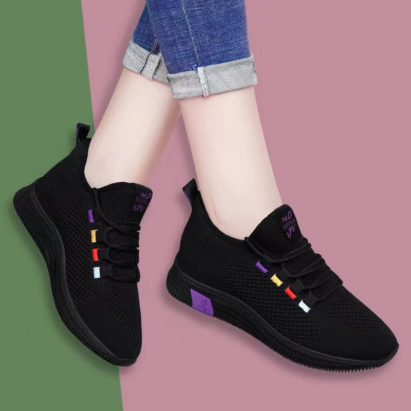 Damen Sportliche und atmungsaktive Lace-Up Sneakers Heidi Mode - Image 8